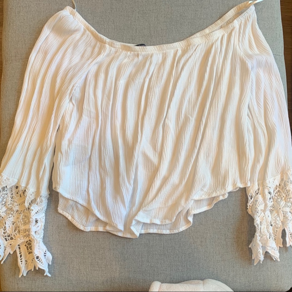 3/4 length crop top